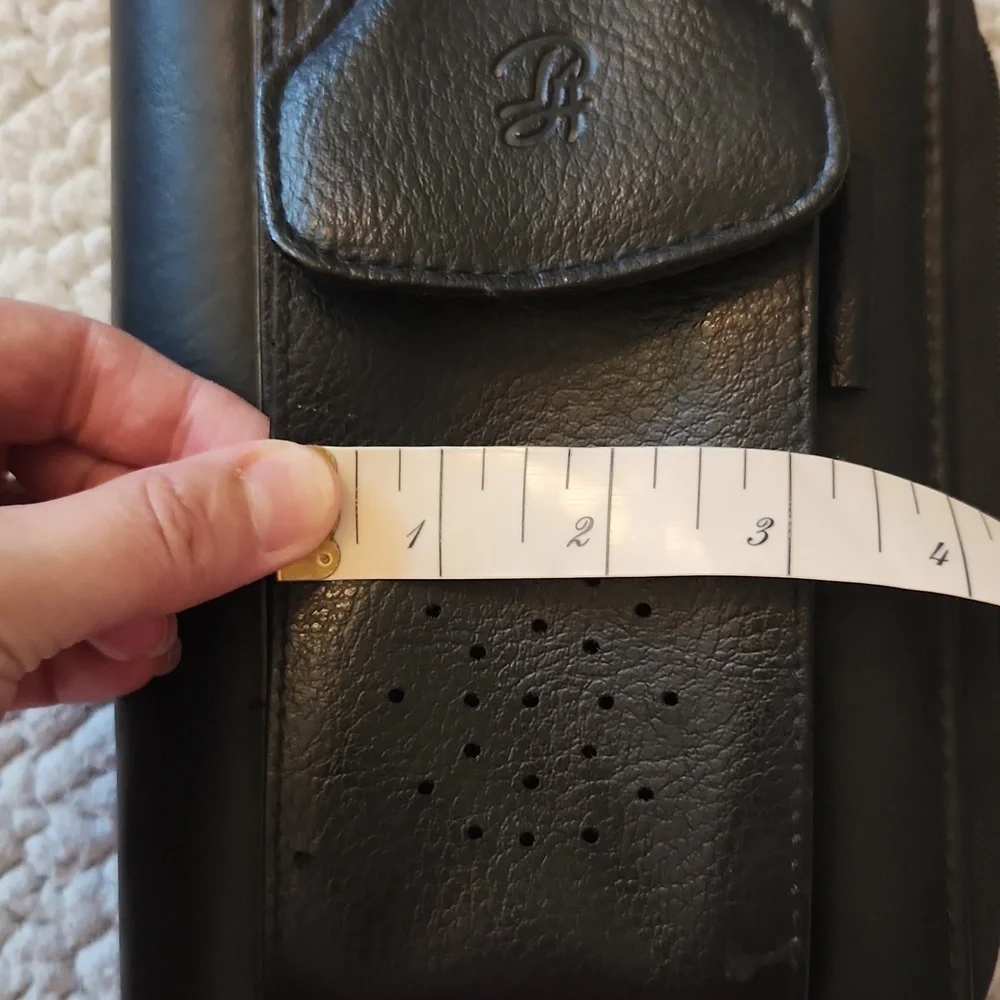 Vintage 90's Philippe Amiel Phone Wallet Organizer Retro Faux Leather